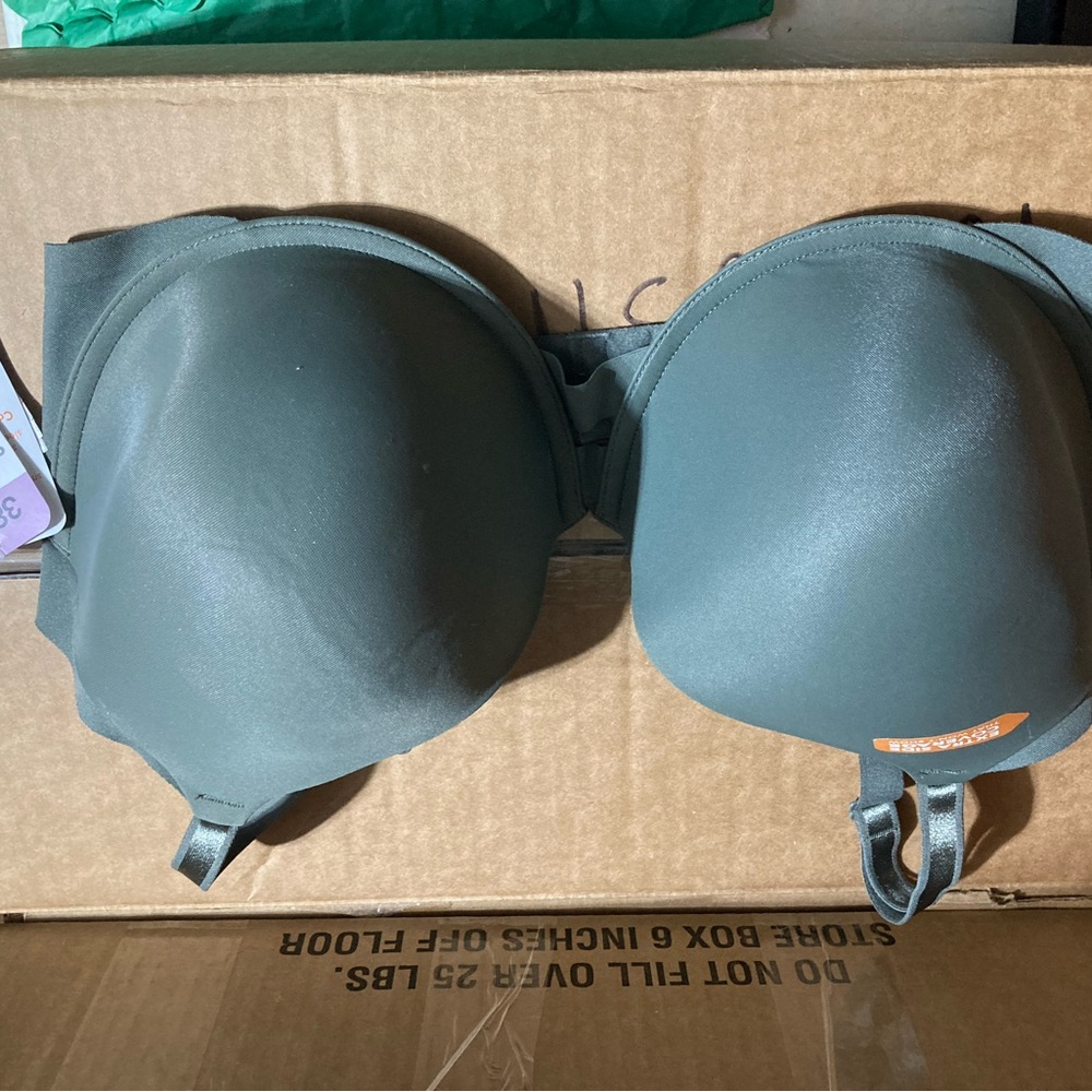 NWT 38DD Warners Olive Green Women's Bra